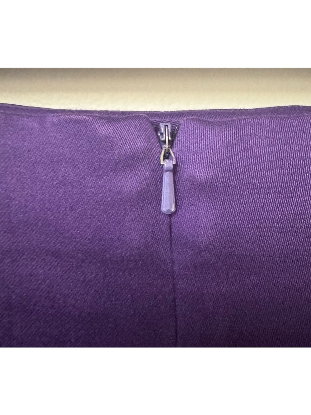 Women's Christian Dior Purple Pencil Cotton Skirt Size 6 - Picture 4 of 9